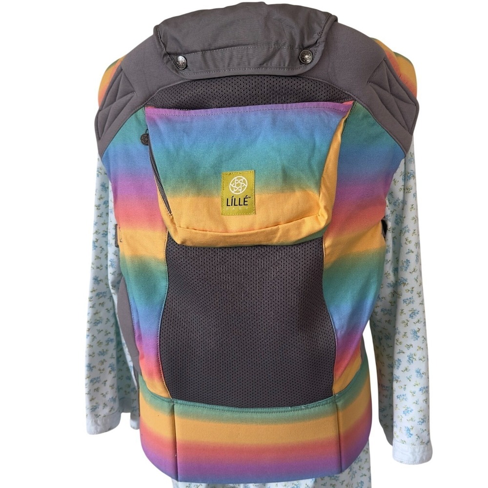 RARE Rainbow LilleBaby Carryon Airflow DLX Carrier Toddler Baby MYSTIC Pride - Picture 4 of 16